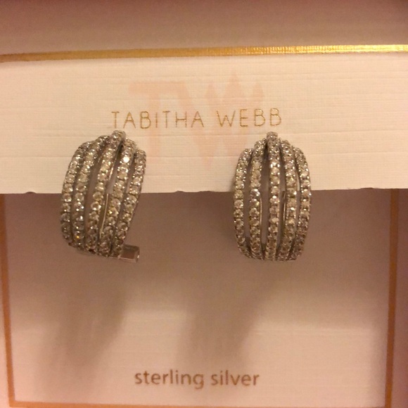 Tabitha Webb sterling silver earrings - Picture 2 of 4